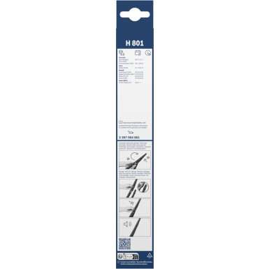 Bosch Wischerblatt H801 3397004801 Bosch Wischerblatt H801 3397004801
