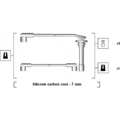 MAGNETI MARELLI Zündleitungssatz 941295030852