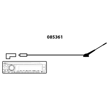 Phonocar Antennen-Adapter DIN ISO Antenne-Adapter DIN -> ISO 085361
