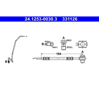 Bremsschlauch 24.1253-0030.3