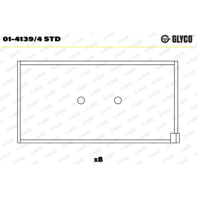 PLEUELLAGER 01-4139/4 STD PLEUELLAGER 01-4139/4 STD