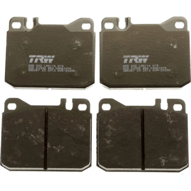 Bremsklötze VA MERCEDES W116,W123 72 COTEC GDB242