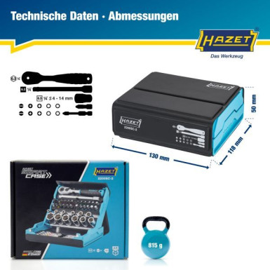 Hazet Satz BitÓw 2200Sc-2 Massivstück 6,3 (1/4''), Vierkantstück, Horn 6,3ƒmm (1/4'') Doppelseitiges Aussenhex 2200SC-2 Hazet Satz BitÓw 2200Sc-2 Massivstück 6,3 (1/4''), Vierkantstück, Horn 6,3ƒmm (1/4'') Doppelseitiges Aussenhex 2200SC-2