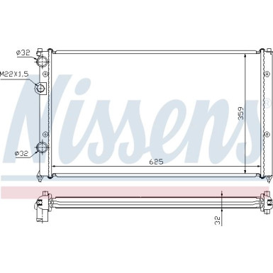 Wasserkühler PKW 652551 Wasserkühler PKW 652551