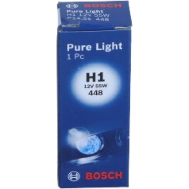 H1 12V 55W PURE LIGHT BOSCH KFZ-GLUEHLAMPE Pure Light WS 1987302011