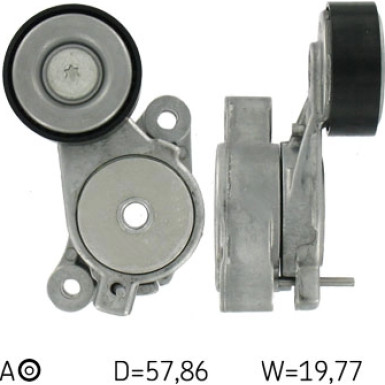 Spannrolle Nebentrieb VW Eos, Golf V,Jetta III,Passat VKM 31125