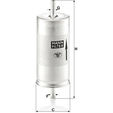 Mann & Hummel Kraftstofffilter PKW FIAT WK 413