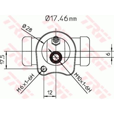 TRW Bremsrolle BWC115