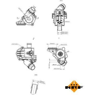 NRF Thermostat, Kühlmittel 725027 NRF Thermostat, Kühlmittel 725027