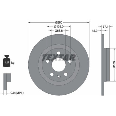 Bremsscheibe PRO 92323803