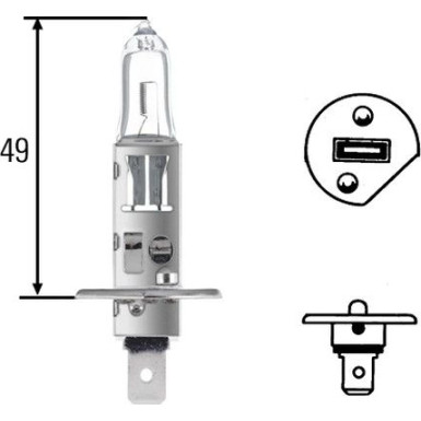 HELLA Glühlampe, Hauptscheinwerfer 8GH 002 089-153 HELLA Glühlampe, Hauptscheinwerfer 8GH 002 089-153