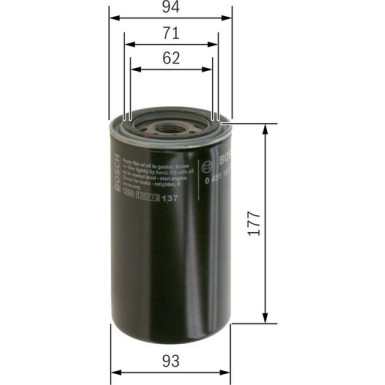 Ölfilter RENAULT TRUCKS Midliner 77 0 451 105 188 Ölfilter RENAULT TRUCKS Midliner 77 0 451 105 188