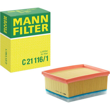 Mann & Hummel Luftfilter PKW PEUGEOT 206,CITROEN Xsara HDi 01 C 21 116/1