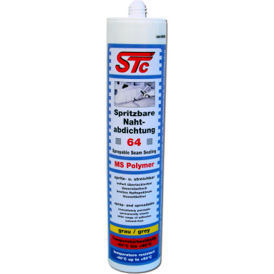 STC Spritzbare Nahtabdichtung 64 grau Kartusche 310 ml | 7560 STC Spritzbare Nahtabdichtung 64 grau Kartusche 310 ml | 7560