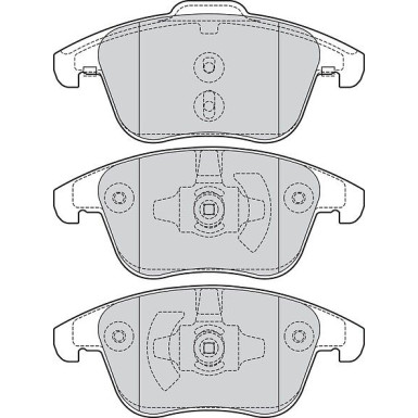 VALEO Bremsbeläge 601737
