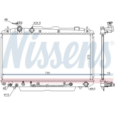Wasserkühler PKW 646852