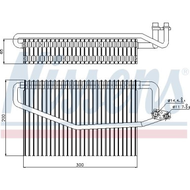Verdampfer PKW MERCEDES W 203 00 92173