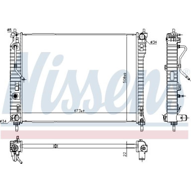 Wasserkühler PKW 61688 Wasserkühler PKW 61688