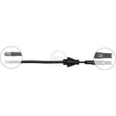 A.B.S. Handbremsseil Seilzug Festellbremse K17416 A.B.S. Handbremsseil Seilzug Festellbremse K17416