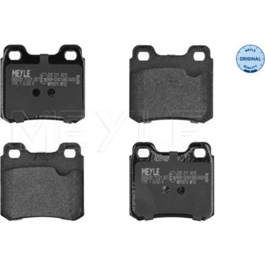 Bremsbelagsatz Opel T. Astra F Ko MEYLE-ORIGINAL: True to OE 252114015 Bremsbelagsatz Opel T. Astra F Ko MEYLE-ORIGINAL: True to OE 252114015