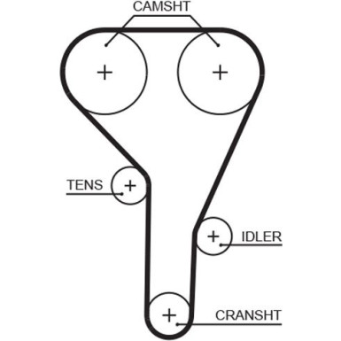 Zahnriemensatz K015638XS Zahnriemensatz K015638XS