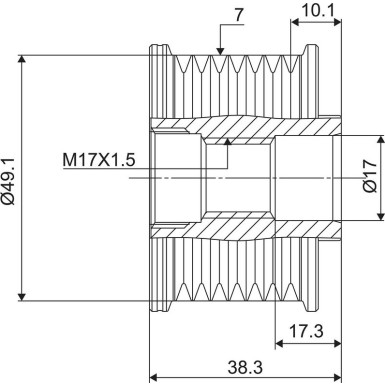 Generatorfreilauf 588063 Generatorfreilauf 588063