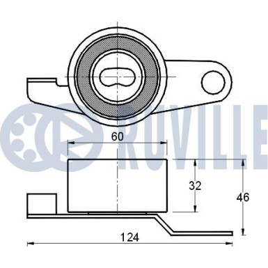 Spannrolle, Zahnriemen 56111 Spannrolle, Zahnriemen 56111