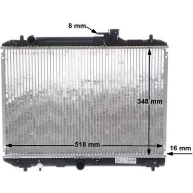 Kühler, Motorkühlung CR 743 000S