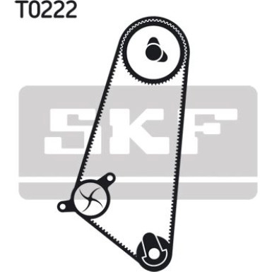 SKF Wasserpumpe + Zahnriemensatz VKMC 01100 SKF Wasserpumpe + Zahnriemensatz VKMC 01100