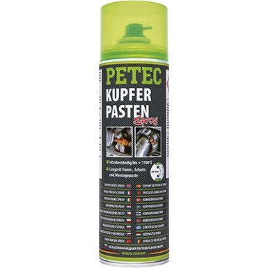 Petec Kupferpasten Spray 500ml KUPFERPASTEN SPRAY 70350 Petec Kupferpasten Spray 500ml KUPFERPASTEN SPRAY 70350