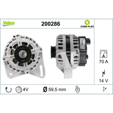 VALEO Generator 200286 VALEO Generator 200286