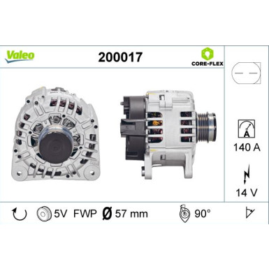 VALEO Generator 200017 VALEO Generator 200017