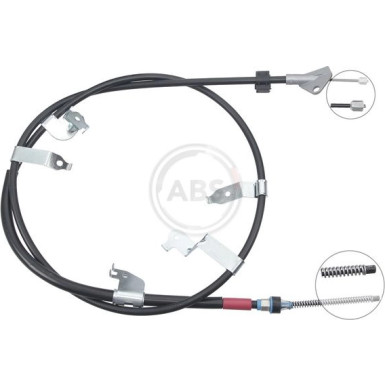 A.B.S. Handbremsseil Seilzug Festellbremse K17293 A.B.S. Handbremsseil Seilzug Festellbremse K17293