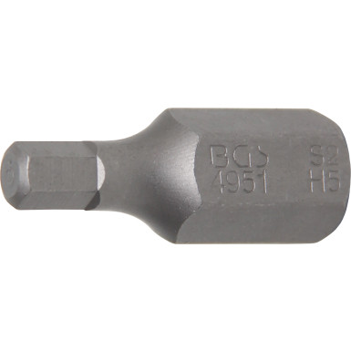 BGS Bit Antrieb Außensechskant 10 mm (3/8 ) Innensechskant 5 mm 4951