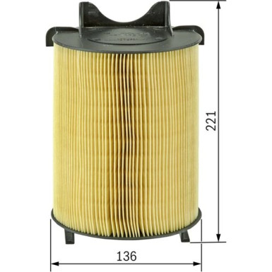 Luftfilter 1987429405 Luftfilter 1987429405
