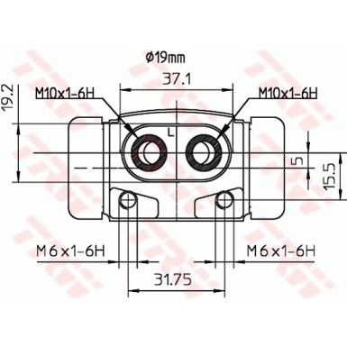 Radbremszylinder BWD293 Radbremszylinder BWD293