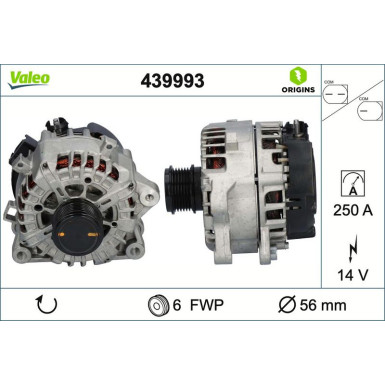 VALEO Generator 439993 VALEO Generator 439993