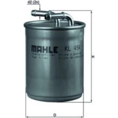 MAHLE Kraftstofffilter KL 494