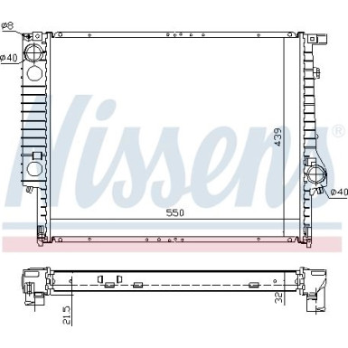 Wasserkühler PKW 60619A Wasserkühler PKW 60619A