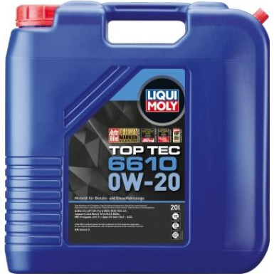 Liqui Moly Top Tec 6610 0W-20 20 l 21663 20L Kanister Kunststoff