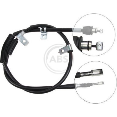 A.B.S. Handbremsseil Seilzug Festellbremse K17038 A.B.S. Handbremsseil Seilzug Festellbremse K17038
