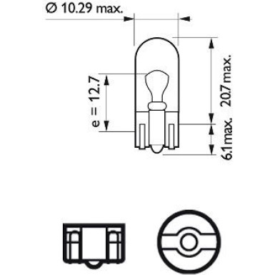 W5W 24V, 5, W2,1x9,5d 13961B2