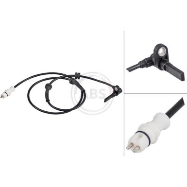 A.B.S. Sensor, Raddrehzahl 31600 A.B.S. Sensor, Raddrehzahl 31600