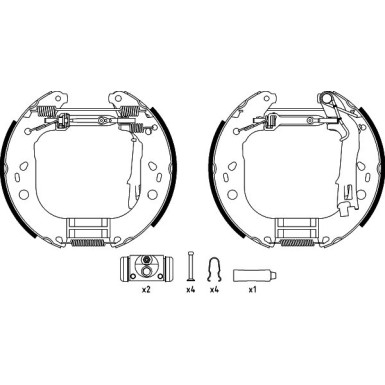 BREMSBACKENSATZ 84067600 BREMSBACKENSATZ 84067600