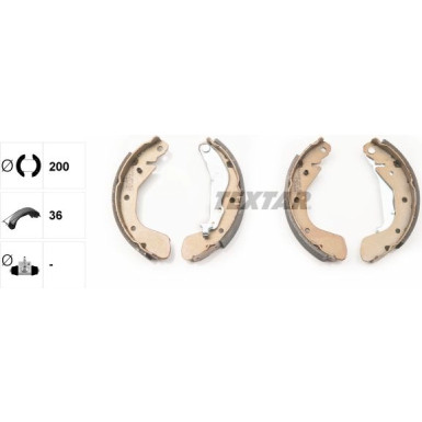 Bremsbacken Chevrolet Aveo 03-/Kaleos 200X35 91062500 Bremsbacken Chevrolet Aveo 03-/Kaleos 200X35 91062500