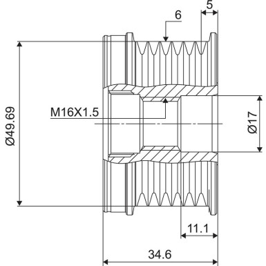 Generatorfreilauf 588018 Generatorfreilauf 588018
