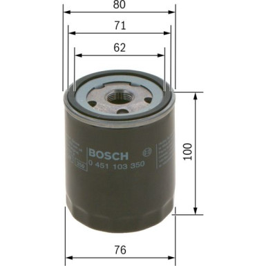 Ölfilter TOFAS,FIAT,ALFA,LANCIA 0 451 103 350 Ölfilter TOFAS,FIAT,ALFA,LANCIA 0 451 103 350