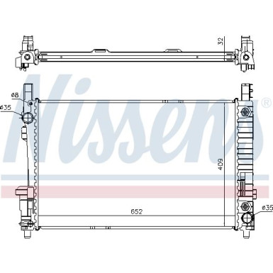 Wasserkühler PKW 62799A Wasserkühler PKW 62799A