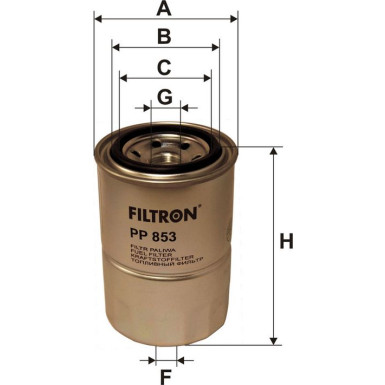 FILTRON Kraftstofffilter PP 853 FILTRON Kraftstofffilter PP 853