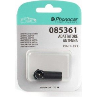 Phonocar Antennen-Adapter DIN ISO Antenne-Adapter DIN -> ISO 085361